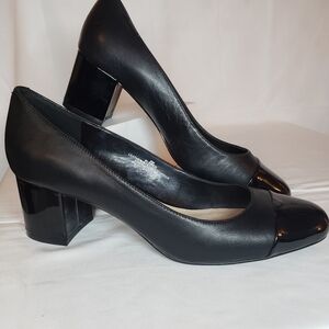 Nine west Heels black chunky heel size 9m